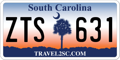 SC license plate ZTS631