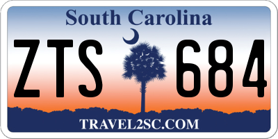 SC license plate ZTS684