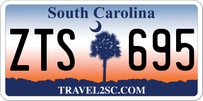 SC license plate ZTS695
