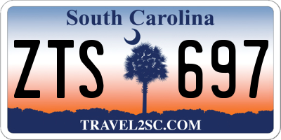 SC license plate ZTS697