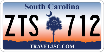 SC license plate ZTS712