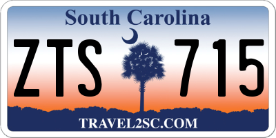 SC license plate ZTS715