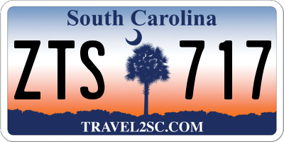 SC license plate ZTS717