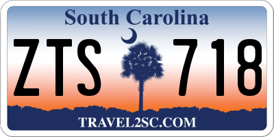 SC license plate ZTS718
