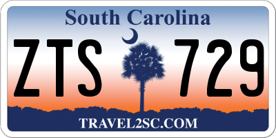 SC license plate ZTS729