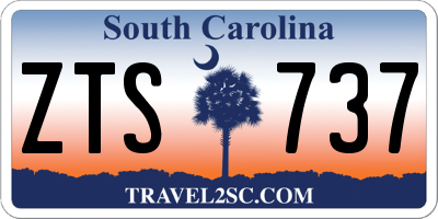 SC license plate ZTS737
