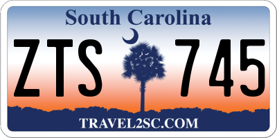 SC license plate ZTS745
