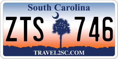 SC license plate ZTS746