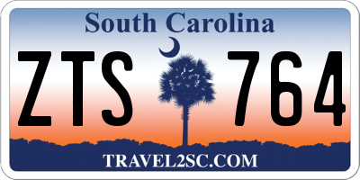 SC license plate ZTS764