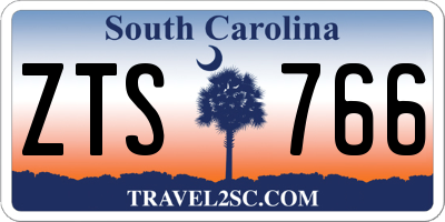 SC license plate ZTS766