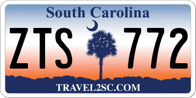 SC license plate ZTS772