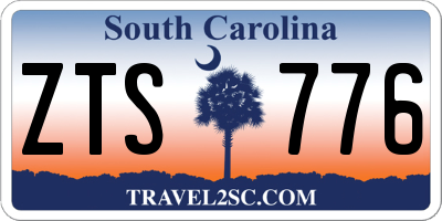 SC license plate ZTS776