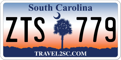 SC license plate ZTS779