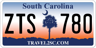 SC license plate ZTS780