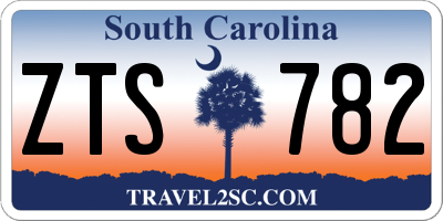 SC license plate ZTS782
