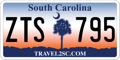 SC license plate ZTS795
