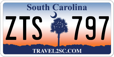 SC license plate ZTS797
