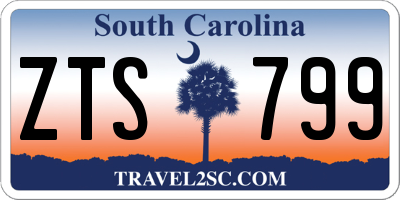 SC license plate ZTS799