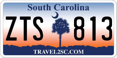 SC license plate ZTS813