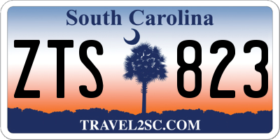 SC license plate ZTS823