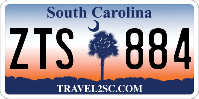 SC license plate ZTS884