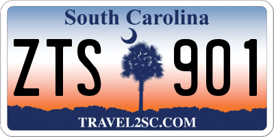 SC license plate ZTS901