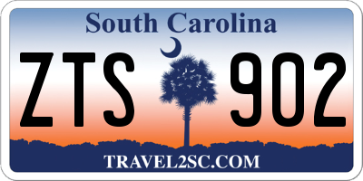 SC license plate ZTS902