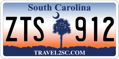 SC license plate ZTS912