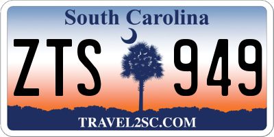 SC license plate ZTS949