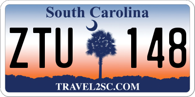 SC license plate ZTU148