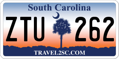 SC license plate ZTU262