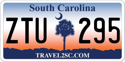 SC license plate ZTU295