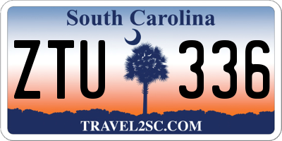 SC license plate ZTU336