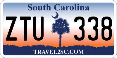 SC license plate ZTU338