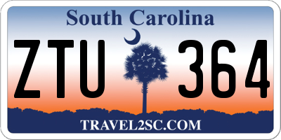SC license plate ZTU364