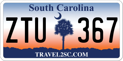 SC license plate ZTU367