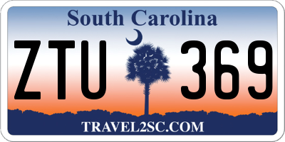 SC license plate ZTU369