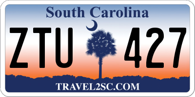 SC license plate ZTU427