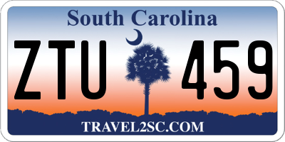 SC license plate ZTU459