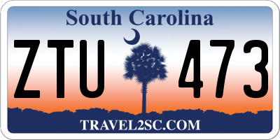 SC license plate ZTU473