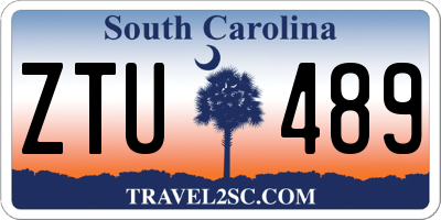 SC license plate ZTU489
