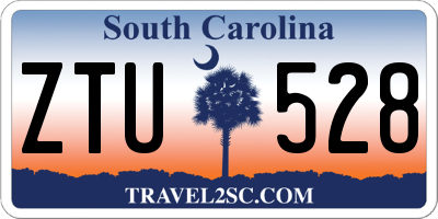 SC license plate ZTU528