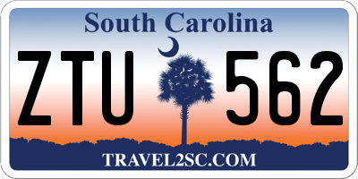 SC license plate ZTU562