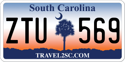 SC license plate ZTU569