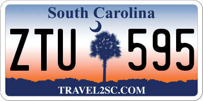 SC license plate ZTU595