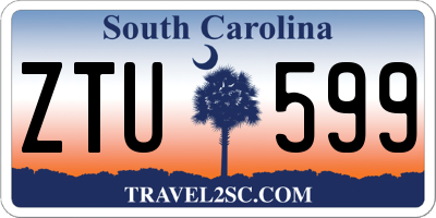 SC license plate ZTU599