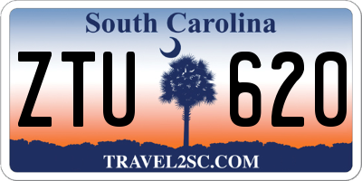 SC license plate ZTU620