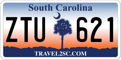 SC license plate ZTU621