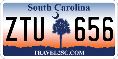 SC license plate ZTU656