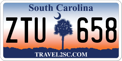 SC license plate ZTU658